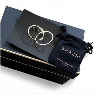 ‎Shashi Double Hoop Earrings
